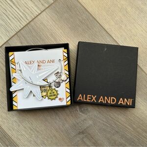 Alex and Ani Silver You Are My Sunshine Charm Bracelet